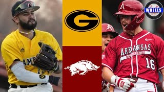 Grambling vs 2 Arkansas Highlights  2024 College Baseball Highlights [upl. by Eerolam]