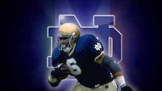 Jerome Bettis Notre Dame highlights [upl. by Auhsuj448]