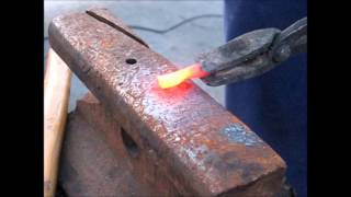 Forging a broadhead arrow [upl. by Preston]