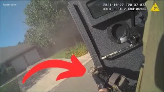 UNCENSORED LAPD SWAT Gunfight With Armed Suspect [upl. by Gipps]