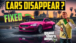 FIX VEHICLE DISAPPEARING PROBLEM IN GTA 5  VEHICLE DESPAWN IN GTA 5  MENYOO TRAINER CARS ISSUE FIX [upl. by Natasha]