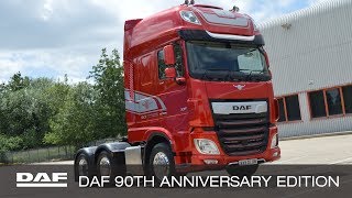 DAF Trucks UK  DAF 90th Anniversary Special Edition XF  Overview with James Turner [upl. by Meeker694]