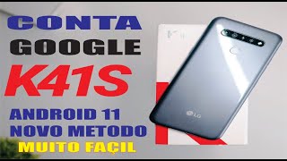 CONTA GOOGLEFRP LG K41S ANDROID 11 NOVO PROGRMA [upl. by Yellehs]