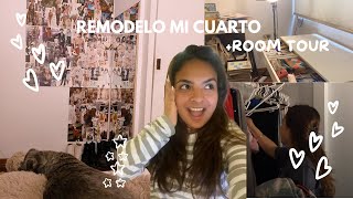 REMODELANDO MI CUARTO  room tour  closet clean out [upl. by Notsyrb943]