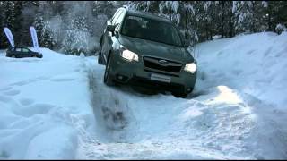 2013 Subaru Forester Winter Off Road Test XMODE [upl. by Omrellig]