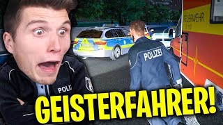 Geisterfahrer auf der AUTOBAHN  AutobahnPolizei Simulator [upl. by Acisset]