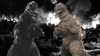 Godzilla 1954 vs Godzilla 1955 [upl. by Kcirrej]