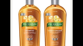 Resenha  Shampoo e condicionador Phytoervas Iluminador [upl. by Ytram817]