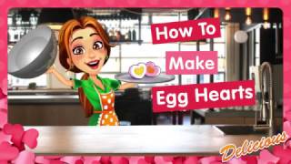 How to make heart shaped eggs with Emily [upl. by Aryajay]