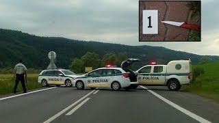 STARÁ ĽUBOVŇA POLICAJTI STRIEĽALI NA TAXÍK [upl. by Einaj]