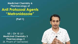 Antiprotozoal or Antiiamoebic Drugs Part 1 Metronidazole Medicinal chemistry and Pharmacology [upl. by Itaws]