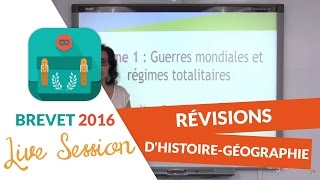 Brevet 2016  révisions dHistoireGéographie [upl. by Violet]