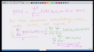 Lecture 32 Multipath Diversity in CDMA Systems [upl. by Morganica866]