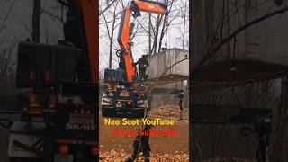 Knuckle Boom Crane In Action [upl. by Twum723]