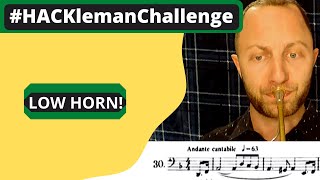 Low Horn Etude  Hackleman Challenge 30 [upl. by Verner424]