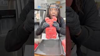 🥶Making the viral Frozen Giant Gummy lifehacks frozengummy hacks [upl. by Law]