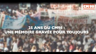 Le CM98 célèbre 25 ans dengagement pour la mémoire des victimes de lesclavage colonial [upl. by Diaz819]