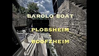 Timelapse 027 Canal Rhône au Rhin sailing from Plobsheim to Woofzheim [upl. by Rafferty]