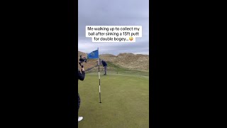 Putting a 15ft putt for double bogey [upl. by Letniuq]