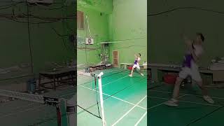 Great footwork badminton single badminton badmintonmalaysia badmintonlovers badmintontournament [upl. by Rramal]