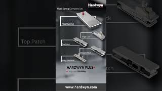 Explore Hardwyn PLUS Floor Spring Complete Set for Glass Doors [upl. by Yelekreb]