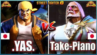 Street Fighter 6 🔥YAS 2RYU Vs TaketakePiano JP 🔥Best Ranked Match🔥FightingGameWorldX [upl. by Fonsie]