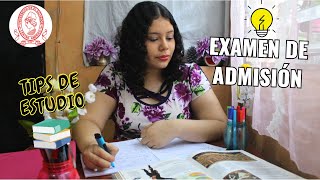 Tips para un examen de admisión🤩así estudie para el examen de admisión de la UES ✍🏼 [upl. by Noside]