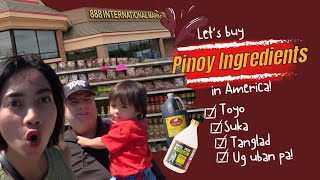 Filipino Food Haul Finding Favorite Pinoy Ingredients in America Myty Lou Vlog [upl. by Edgard]