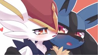 Lucario x Cinderace quotBe Alivequot Cute Fanart Tribute  Pokemon Love [upl. by Enaid701]