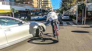 Wolfbotts the King of Fixedgear  Cinelli Shark vs Car  Incredible Match [upl. by Allx]