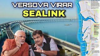 Indias Biggest Coastal Road Project  Mumbai Coastal Road  Versova Virar Seal ink Project [upl. by Otilia]