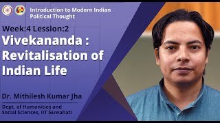 Vivekananda  Revitalisation of Indian life [upl. by Nnaoj]