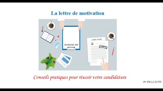 La lettre de motivation [upl. by Adnoved]