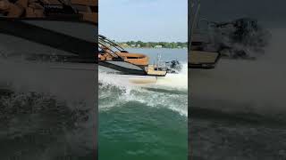 Pontoon Performance  Harris Pontoon Boats pontoon boat pontoonboat boating lakelife [upl. by Charlean976]