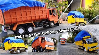 Trip bawa muatanTruk Canter Sam Rudi Oleng semakin Menjadi di Temani Dump Truk Fuso [upl. by Kissee689]