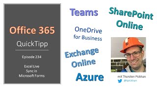 Episode 234  Excel Live Sync in Microsoft Forms [upl. by Carolan]
