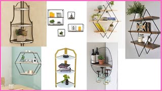 BEST 50 Metal Shelves Idea  Creative floating shelf design ideas 2021 [upl. by Laamaj]