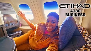 Etihad A380 INCREDIBLE Business Class [upl. by Ecargyram260]