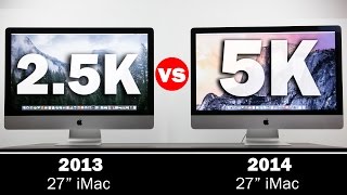 27quot 5k Retina iMac Vs 27quot 25K iMac InDepth Comparison [upl. by Denny]