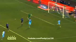 Funny Goal 2014 Lorenzo Insigne Napoli vs Atalanta 2 1 Coppa Italia 2014 [upl. by Aekahs]