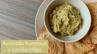 Avocado hummus met tortilla chips  Carin Pool Voedingsbureau [upl. by Eimyaj]