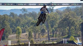 ProMX Motocross Championship Australia  Rnd 7 QLD Moto Park  MX2 amp MX3 Moto2  August 14th 2022 [upl. by Ayinat]