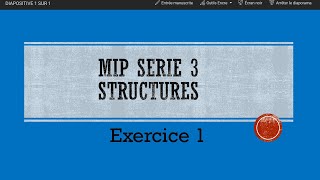 Exercice 1 Série 3 Algèbre MIP S1 20232024 [upl. by Diamante]