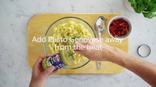 Barilla  How to make Three Cheese Tortellini with Pesto Genovese [upl. by Naellij]