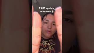 ASMR applying sunscreen on you🧴 asmr asmrvideos asmrpersonalattention [upl. by Martine]