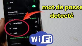 comment trouver le mot de passe du WIFI sur android [upl. by Naujek]