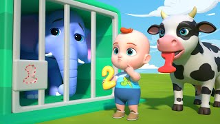 Animal Dance Song  Farm Animals Cartoon for Kids  Baby Leo Songs amp Nursery Rhymes [upl. by Egdamlat444]