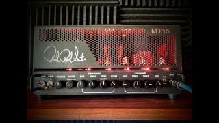 PRS MT15 POWER TUBE SHOOTOUT 5881 amp 6l6 [upl. by Aleakcim]