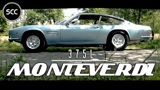 MONTEVERDI 375L  375 L 1973  Test drive in top gear  Chrysler V8 Engine sound  SCC TV [upl. by Ynej]