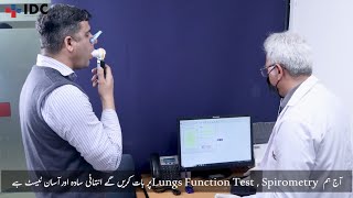 Spirometry Test at Islamabad Diagnostic Centre [upl. by Niryt]